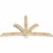 Ekena Millwork Davenport Rough Sawn Timber Gable Bracket, Douglas Fir, 96"W x 56"H x 4"D x 6"F, 14/12 Pitch GBW096X56X0406DAV00RDF - alternate 2